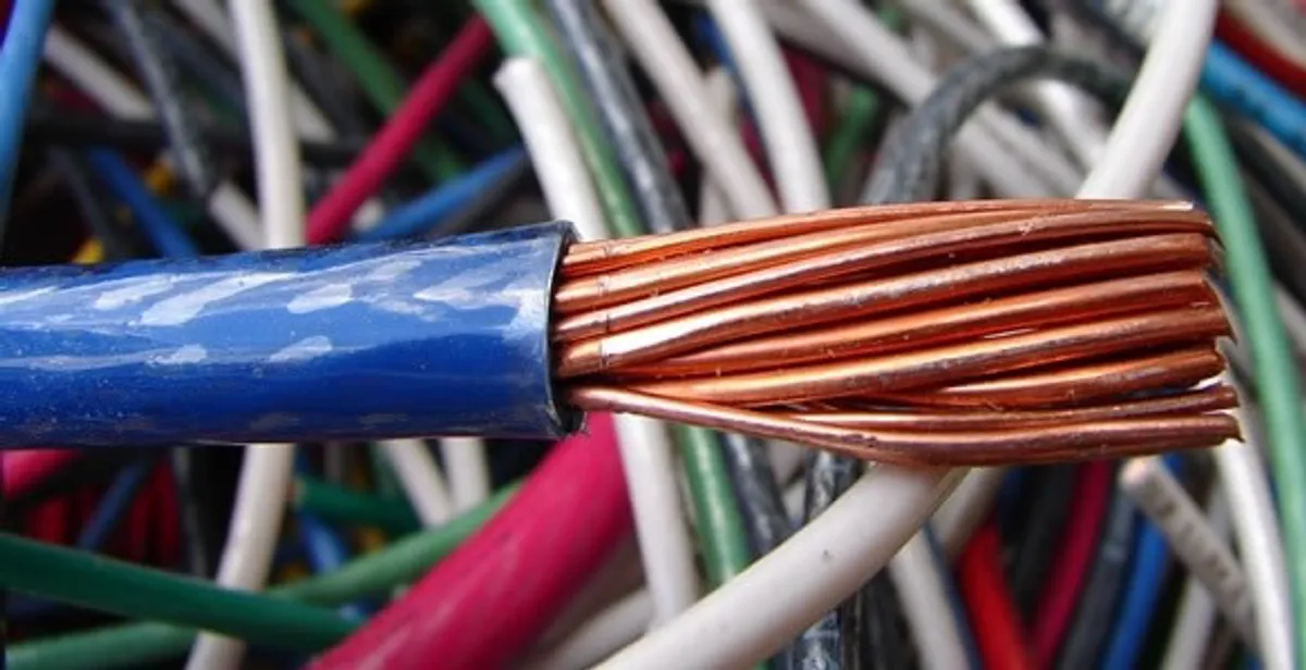 electrical wiring services showing exposed copper conductors and cable preparation in Chicago, IL