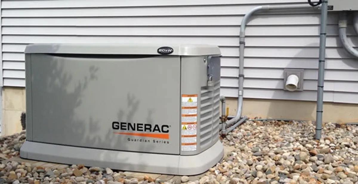 generator installation service featuring outdoor standby generator setup by licensed electricians in Chicago, IL
