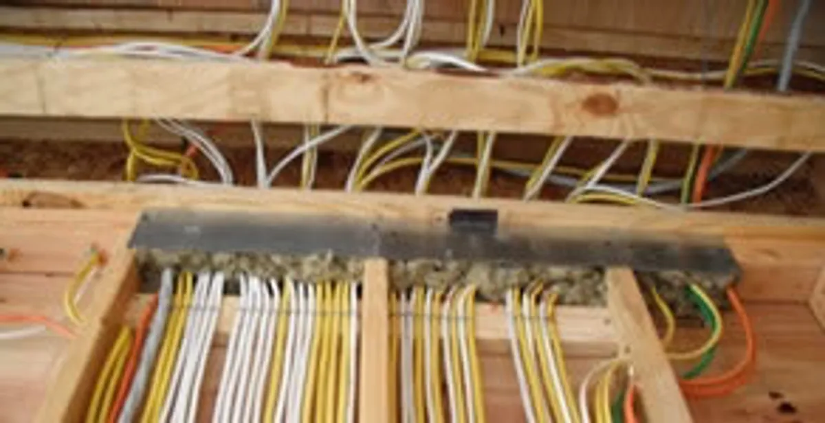 new construction wiring services with organized electrical rough-in performed by licensed electricians in Chicago, IL